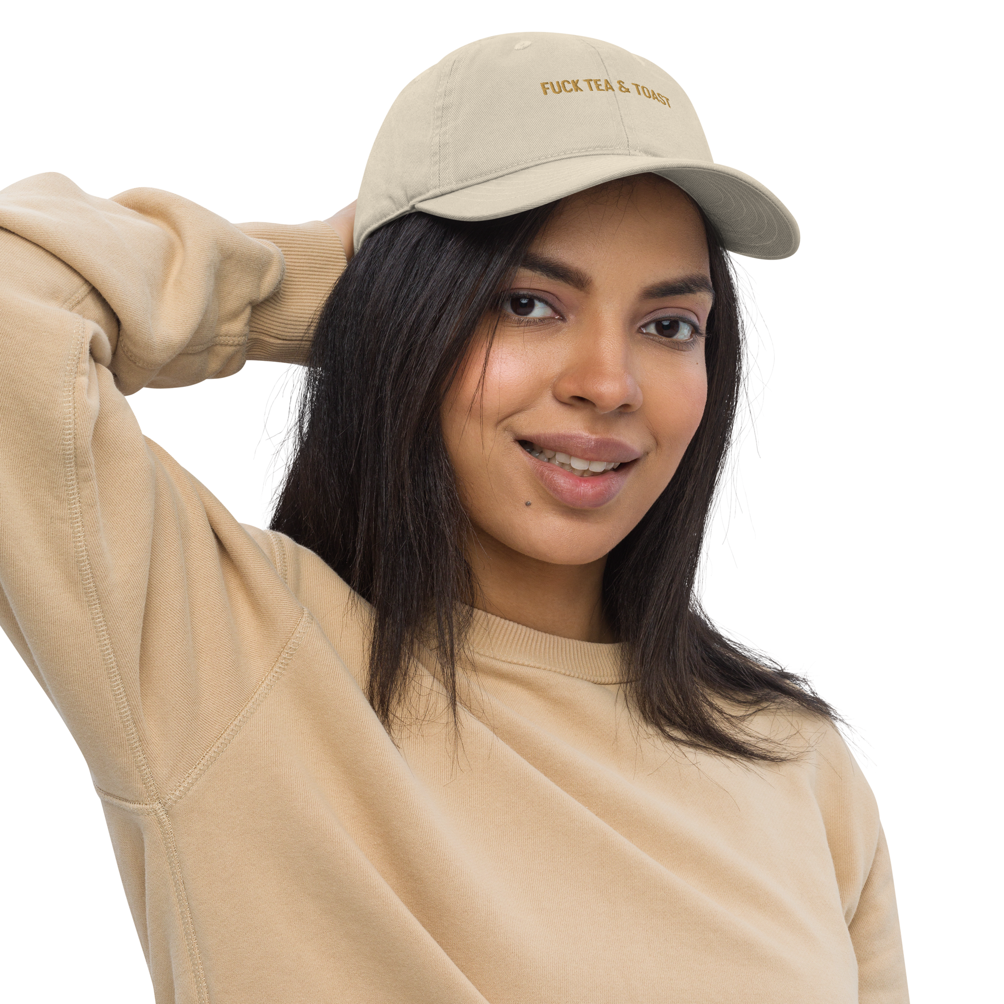 "Fuck Tea & Toast" Organic Cap